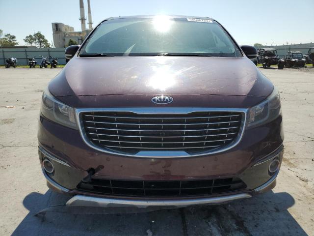 KNDME5C13G6170333 - 2016 KIA SEDONA SXL BURGUNDY photo 5