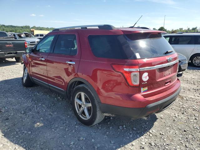 1FM5K7D81EGB11563 - 2014 FORD EXPLORER XLT RED photo 2