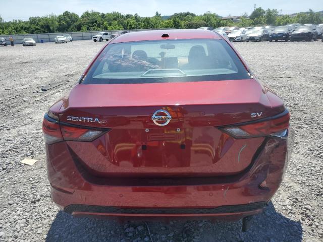 3N1AB8CVXPY277469 - 2023 NISSAN SENTRA SV RED photo 6