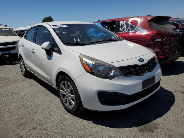 KNADM4A32D6154828 - 2013 KIA RIO LX WHITE photo 4