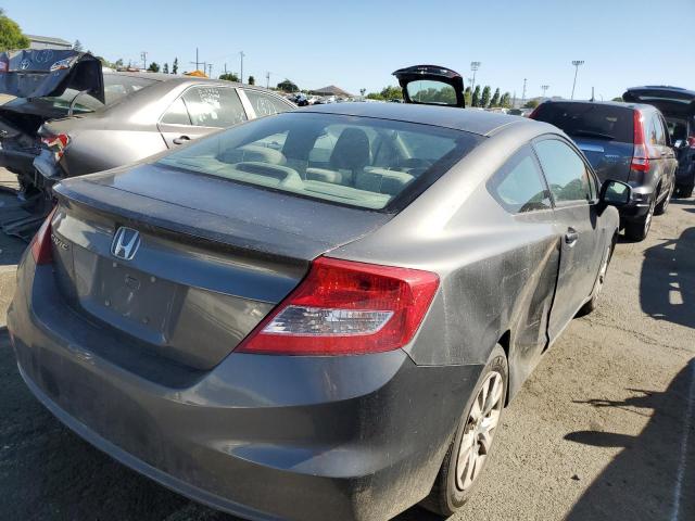 2HGFG3B50CH566290 - 2012 HONDA CIVIC LX GRAY photo 3