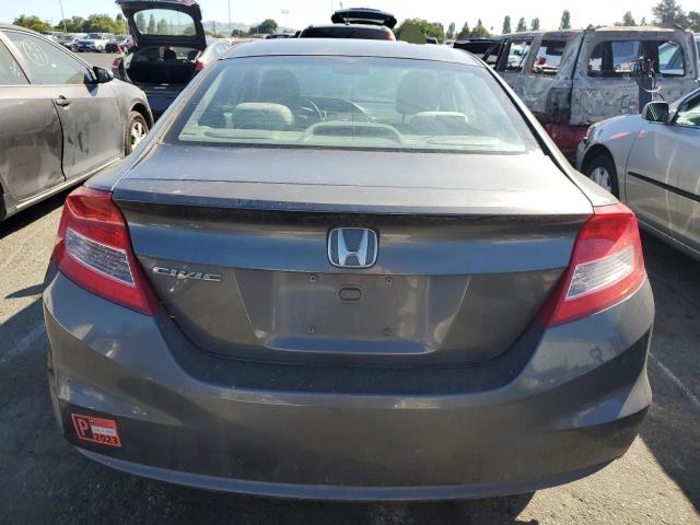 2HGFG3B50CH566290 - 2012 HONDA CIVIC LX GRAY photo 6