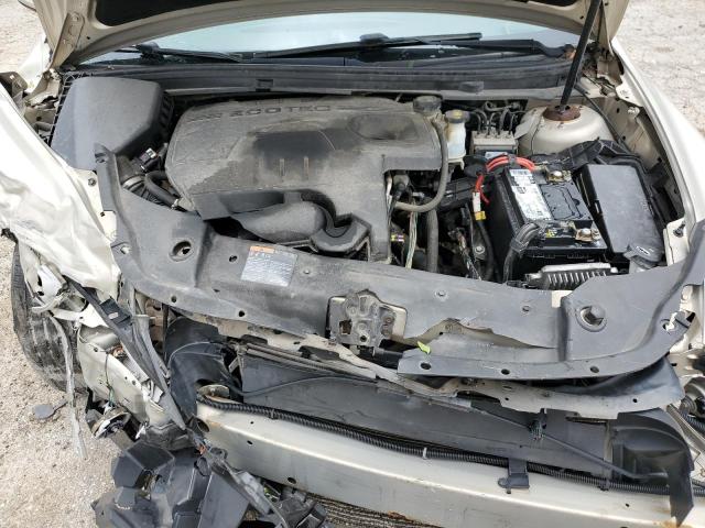 1G1ZC5E17BF155649 - 2011 CHEVROLET MALIBU 1LT 金色 照片 11