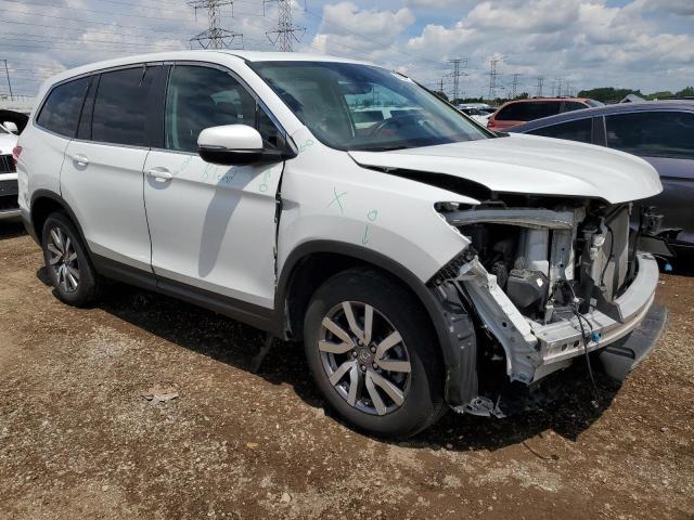 5FNYF6H50MB095302 - 2021 HONDA PILOT EXL WHITE photo 4