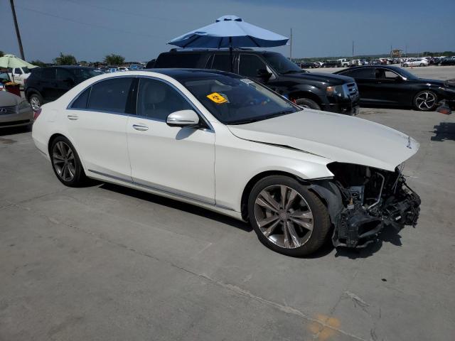 WDDUG8FB6FA100651 - 2015 MERCEDES-BENZ S 550 4MATIC WHITE photo 4