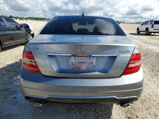 WDDGF8AB4DR242552 - 2013 MERCEDES-BENZ C 300 4MATIC SILVER photo 6