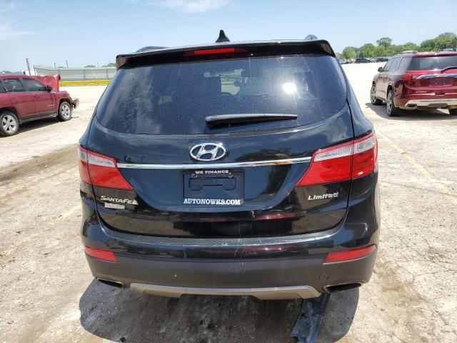 KM8SR4HF5DU010645 - 2013 HYUNDAI SANTA FE LIMITED BLACK photo 6