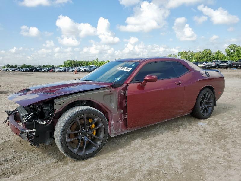 2C3CDZFJ8NH160236 - 2022 DODGE CHALLENGER R/T SCAT PACK BURGUNDY photo 1