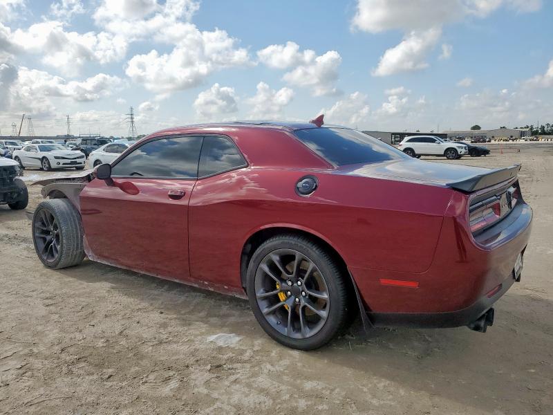 2C3CDZFJ8NH160236 - 2022 DODGE CHALLENGER R/T SCAT PACK BURGUNDY photo 2