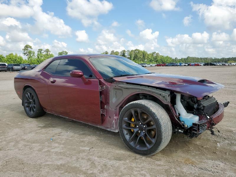 2C3CDZFJ8NH160236 - 2022 DODGE CHALLENGER R/T SCAT PACK BURGUNDY photo 4