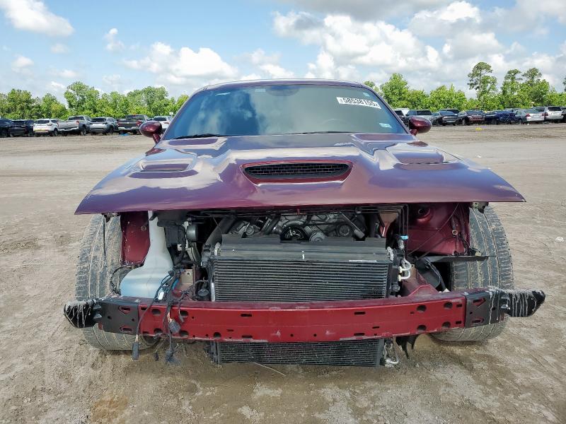 2C3CDZFJ8NH160236 - 2022 DODGE CHALLENGER R/T SCAT PACK BURGUNDY photo 5