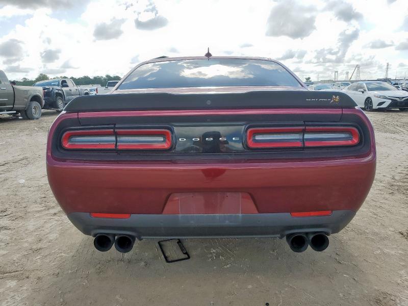 2C3CDZFJ8NH160236 - 2022 DODGE CHALLENGER R/T SCAT PACK BURGUNDY photo 6