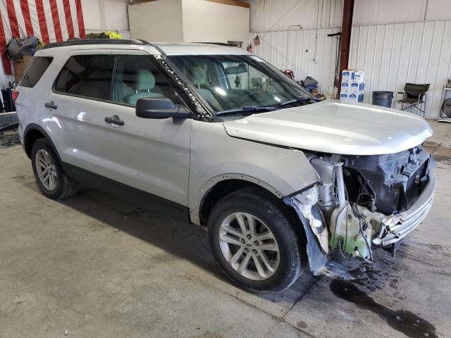 1FM5K8B82GGC51780 - 2016 FORD EXPLORER SILVER photo 4