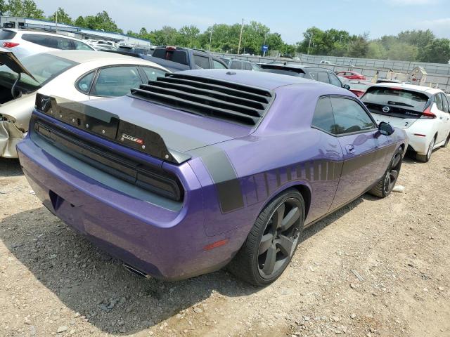 2B3CJ7DW2AH174801 - 2010 DODGE CHALLENGER SRT-8 PURPLE photo 3