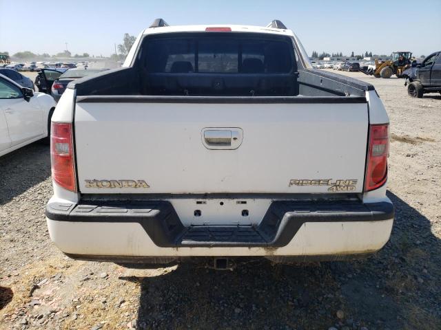 5FPYK1F56AB004084 - 2010 HONDA RIDGELINE RTL WHITE photo 6