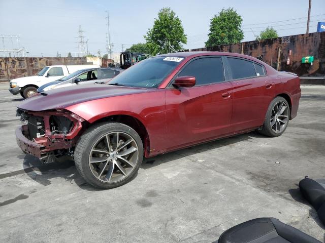 2C3CDXHG2JH319350 - 2018 DODGE CHARGER SXT PLUS BURGUNDY photo 1