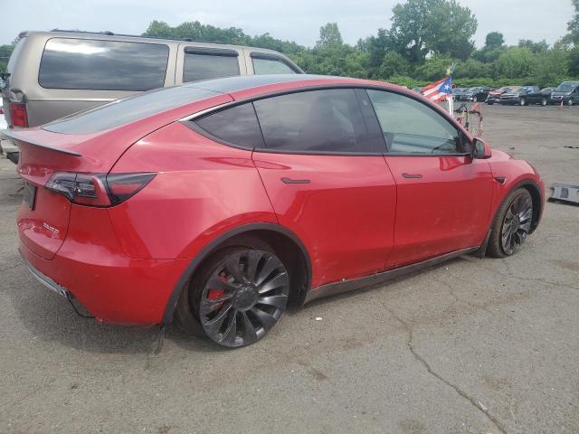 7SAYGDEF3PF750297 - 2023 TESLA MODEL Y 红色 照片 3