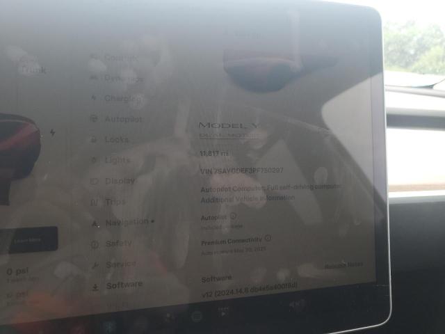 7SAYGDEF3PF750297 - 2023 TESLA MODEL Y 红色 照片 9