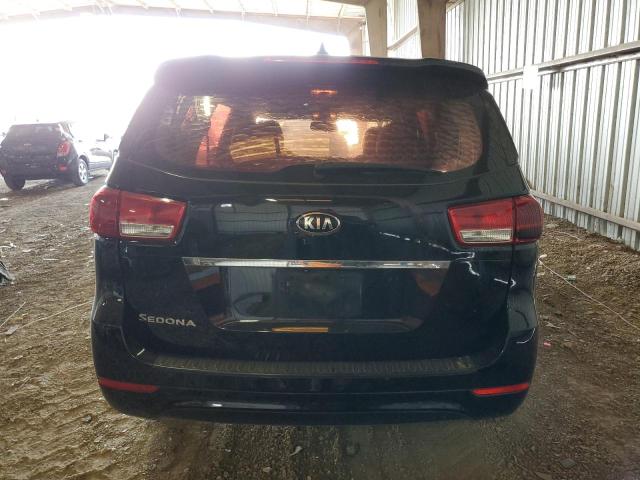 KNDMA5C1XH6280731 - 2017 KIA SEDONA L BLACK photo 6