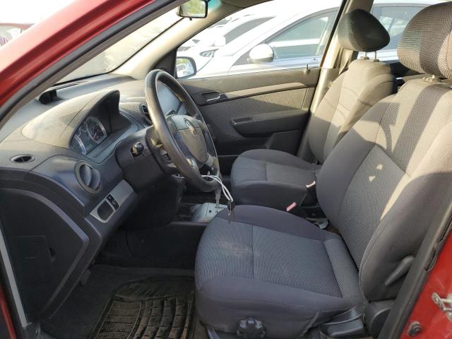 KL1TD56668B008007 - 2008 CHEVROLET AVEO BASE RED photo 7