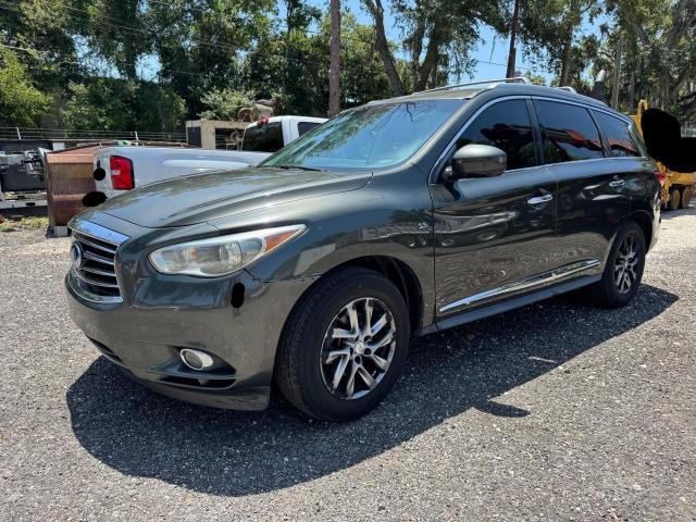 5N1AL0MN8EC541946 - 2014 INFINITI QX60 GREEN photo 2