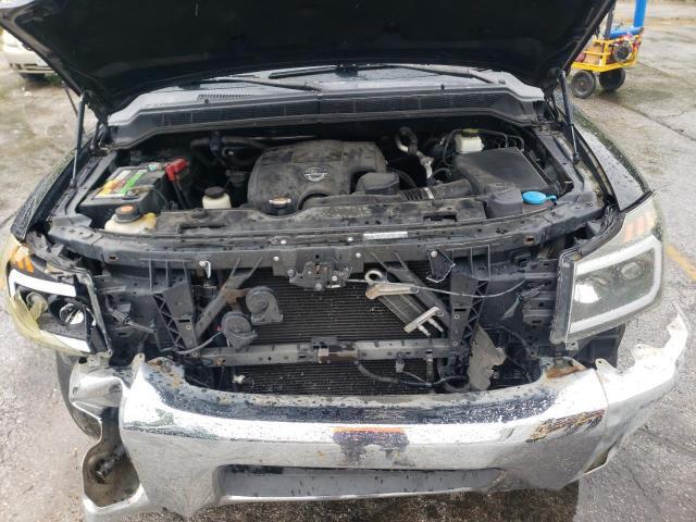 1N6BA0ED9BN320602 - 2011 NISSAN TITAN S BLACK photo 11