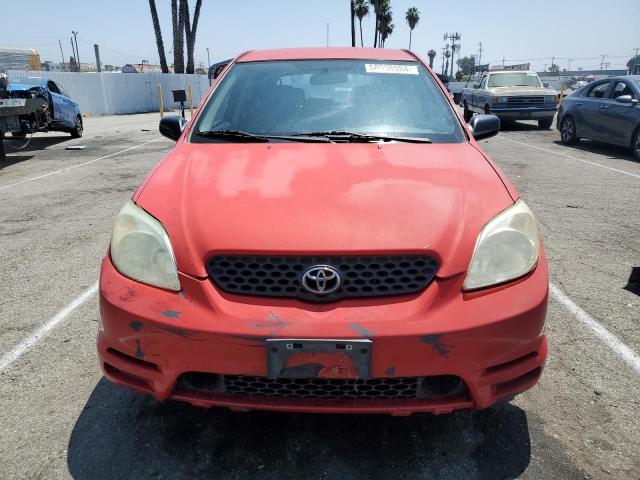 2T1KR32E53C035443 - 2003 TOYOTA COROLLA MA XR RED photo 5