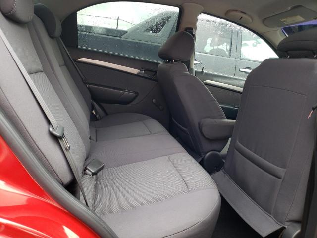 KL1TD56607B149797 - 2007 CHEVROLET AVEO BASE Bordo foto 10