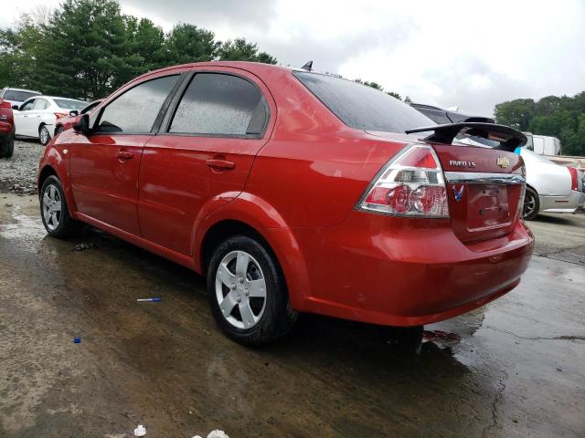KL1TD56607B149797 - 2007 CHEVROLET AVEO BASE Bordo foto 2