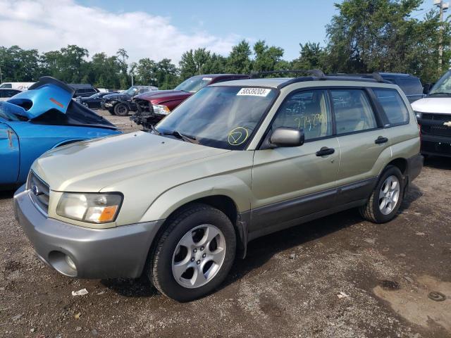 JF1SG65614H741257 - 2004 SUBARU FORESTER 2.5XS Yaşıl foto 1