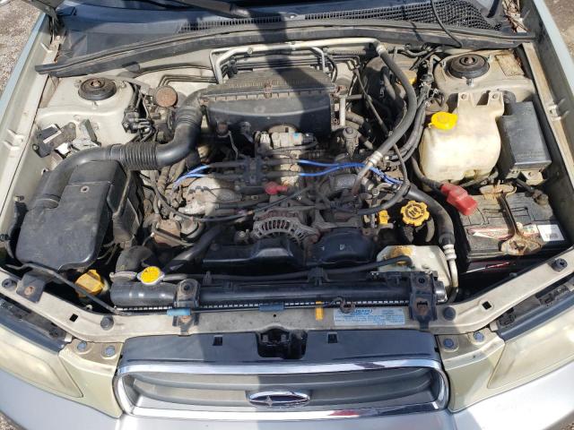 JF1SG65614H741257 - 2004 SUBARU FORESTER 2.5XS Yaşıl foto 11