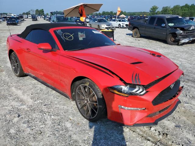 1FATP8UH1J5123999 - 2018 FORD MUSTANG RED photo 4