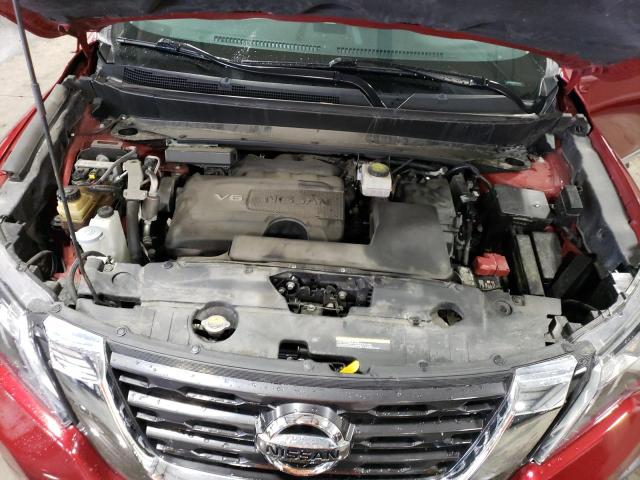 5N1DR2MM5JC663902 - 2018 NISSAN PATHFINDER S RED photo 12