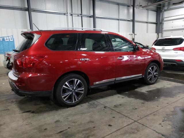 5N1DR2MM5JC663902 - 2018 NISSAN PATHFINDER S RED photo 3
