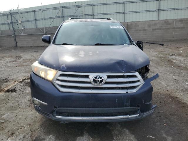 5TDBK3EH1CS129787 - 2012 TOYOTA HIGHLANDER BASE BLUE photo 5