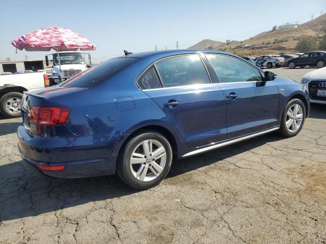 3VW637AJ4DM226835 - 2013 VOLKSWAGEN JETTA HYBRID BLUE photo 3