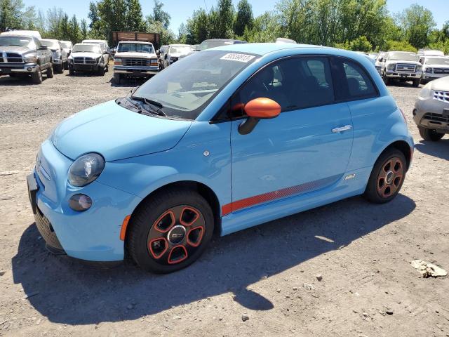 3C3CFFGE4FT741249 - 2015 FIAT 500 ELECTRIC BLUE photo 1