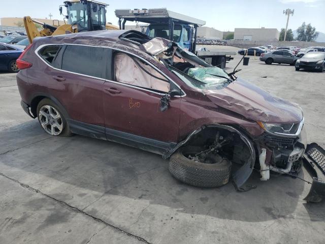 7FARW1H58JE013257 - 2018 HONDA CR-V EX BURGUNDY photo 4