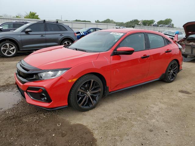 SHHFK7H47MU206569 - 2021 HONDA CIVIC SPORT 红色 照片 1