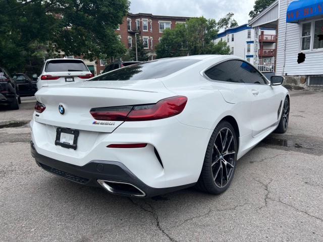 WBABC4C51KBU96767 - 2019 BMW M850XI WHITE photo 4