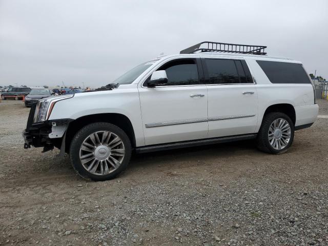 1GYS4KKJ1JR376213 - 2018 CADILLAC ESCALADE ESV PLATINUM თეთრი ფოტო 1