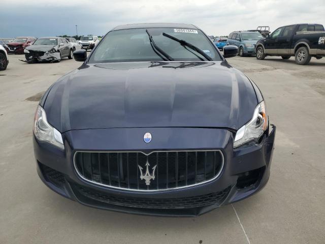 ZAM56RRA3F1140174 - 2015 MASERATI QUATTROPOR S BLUE photo 5