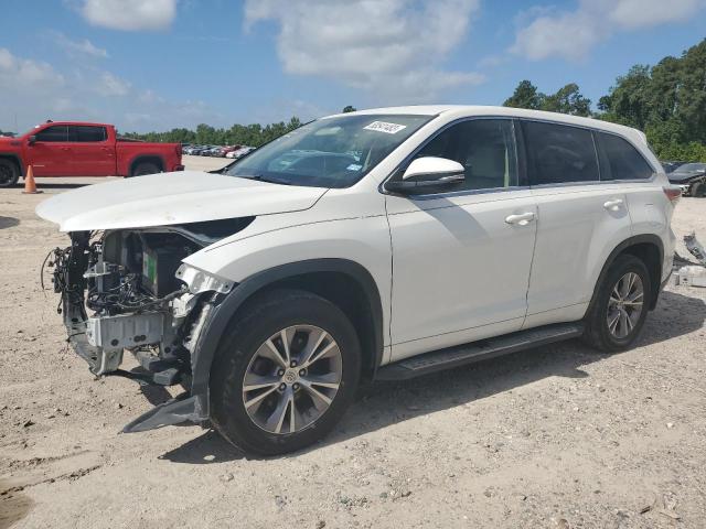 5TDZKRFH5FS063118 - 2015 TOYOTA HIGHLANDER LE WHITE photo 1