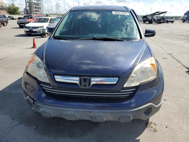 JHLRE38738C036841 - 2008 HONDA CR-V EXL BLUE photo 5