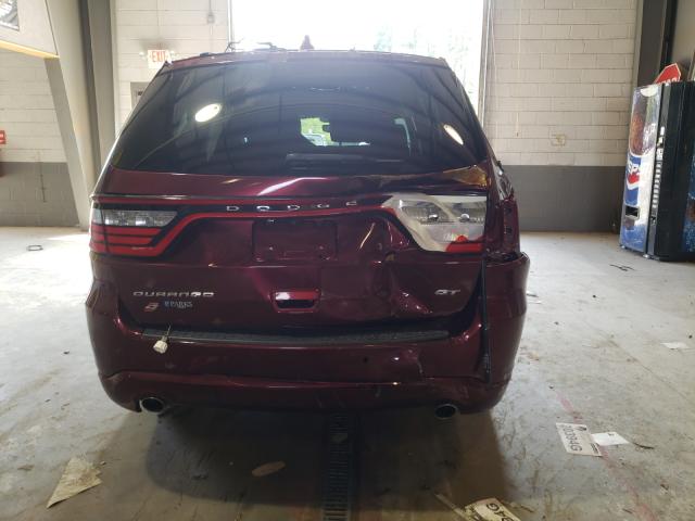 1C4RDJDG4LC205106 - 2020 DODGE DURANGO GT BURGUNDY photo 9