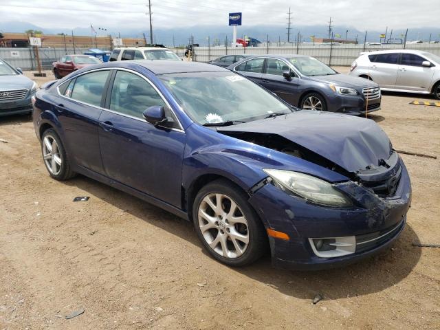 1YVHZ8CB5B5M20874 - 2011 MAZDA 6 S BLUE photo 4