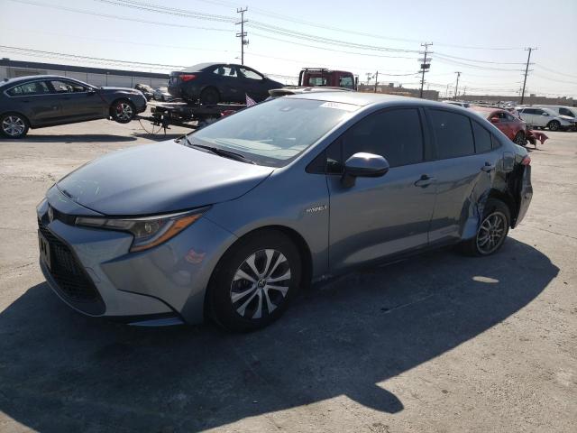 JTDEAMDE8MJ002112 - 2021 TOYOTA COROLLA LE GRAY photo 1