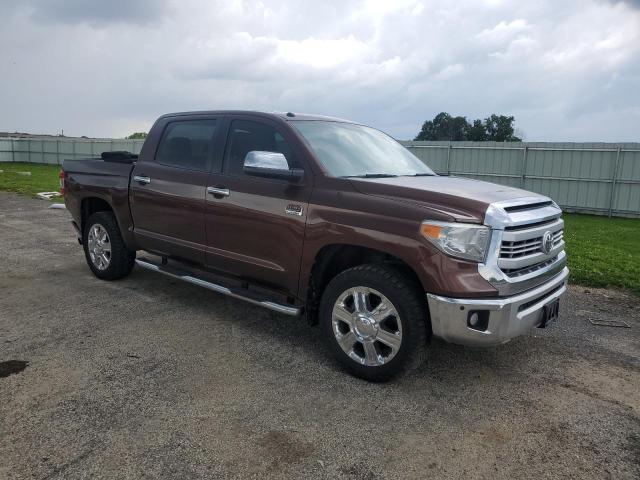 5TFAW5F15EX378605 - 2014 TOYOTA TUNDRA CREWMAX PLATINUM 棕色 照片 4