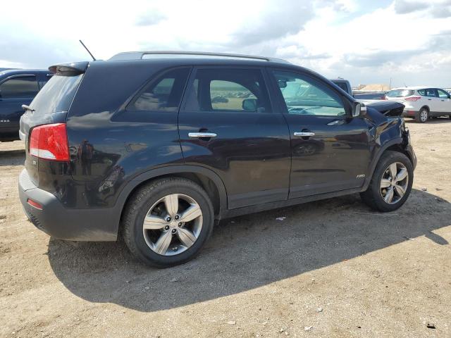 5XYKUDA6XCG245202 - 2012 KIA SORENTO EX შავი ფოტო 3