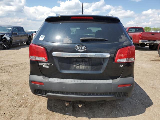 5XYKUDA6XCG245202 - 2012 KIA SORENTO EX შავი ფოტო 6